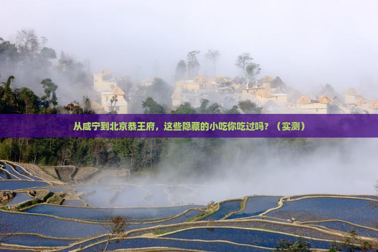 咸宁到北京恭王府旅游小吃