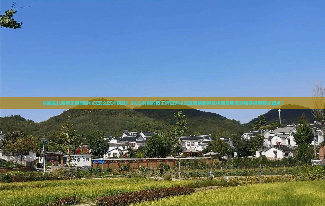 白城去北京恭王府旅游小吃