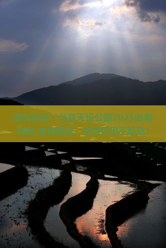 通化去北京天坛公园旅游