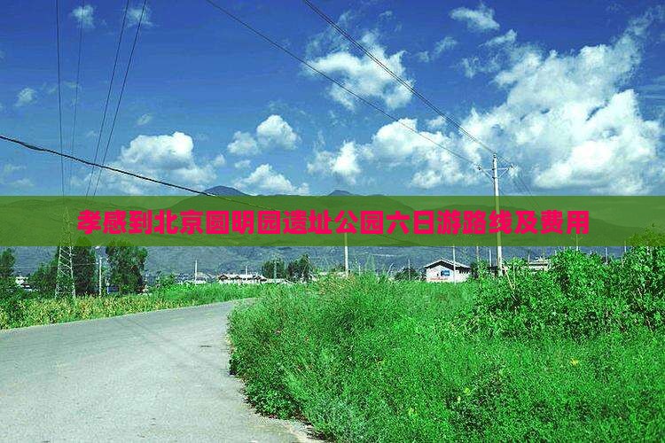 孝感到北京圆明园遗址公园六日游