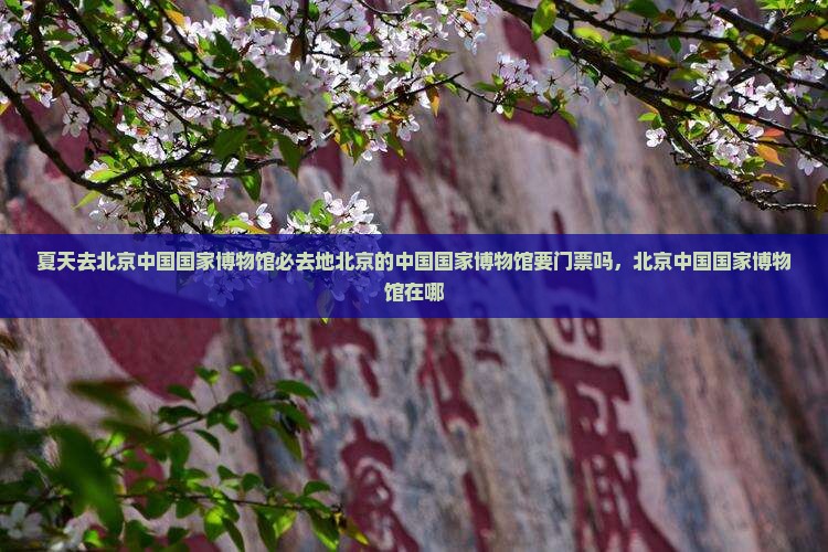 夏天去北京中国国家博物馆必去地