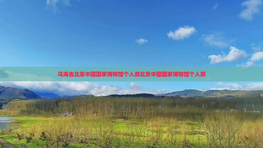 乌海去北京中国国家博物馆个人游