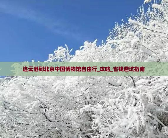 连云港到北京中国国家博物馆自由行