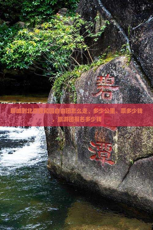 聊城到北京颐和园自由团