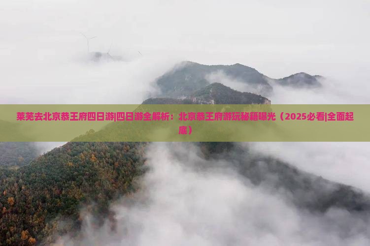 莱芜去北京恭王府四日游 莱芜去北京恭王府四日游