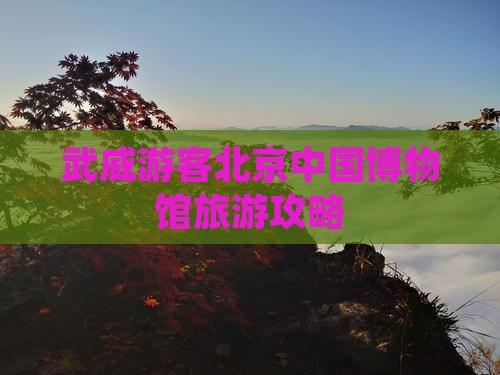 武威去北京中国国家博物馆哪里玩