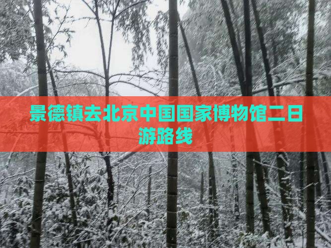 景德镇去北京中国国家博物馆二日游
