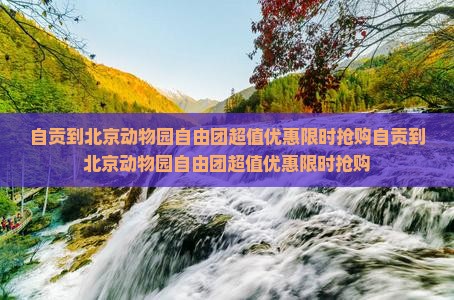 自贡到北京动物园自由团