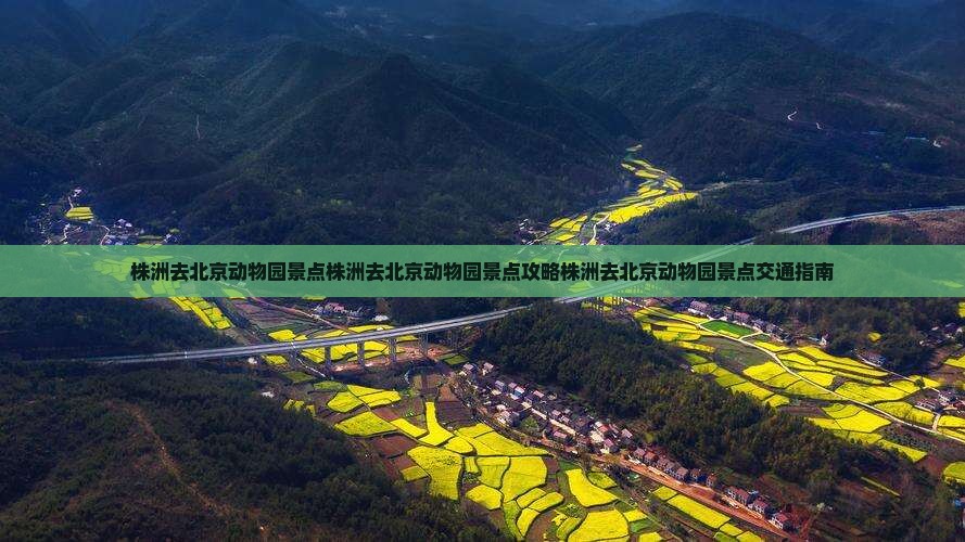 株洲去北京动物园景点