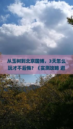 玉树到北京中国国家博物馆自由行