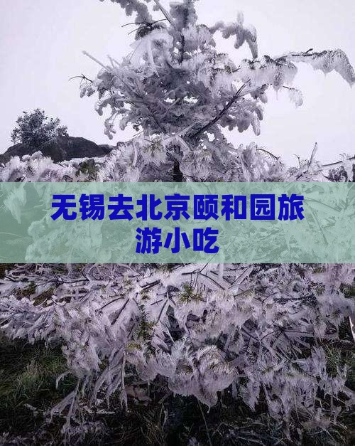 无锡去北京颐和园旅游小吃