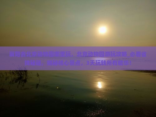 襄阳去北京动物园哪里玩