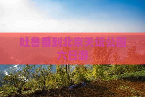 吐鲁番到北京天坛公园六日游