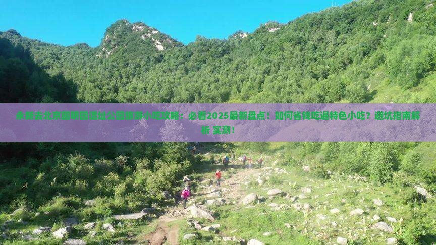 永新去北京圆明园遗址公园旅游小吃