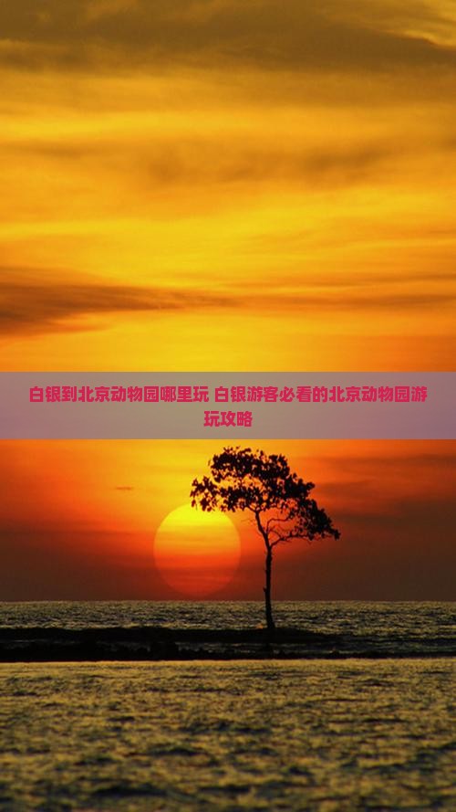 白银到北京动物园哪里玩