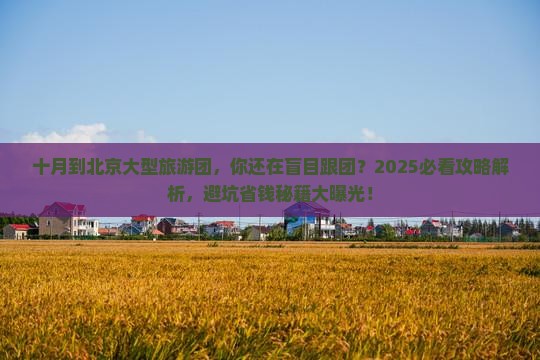 十月到北京大型旅游团
