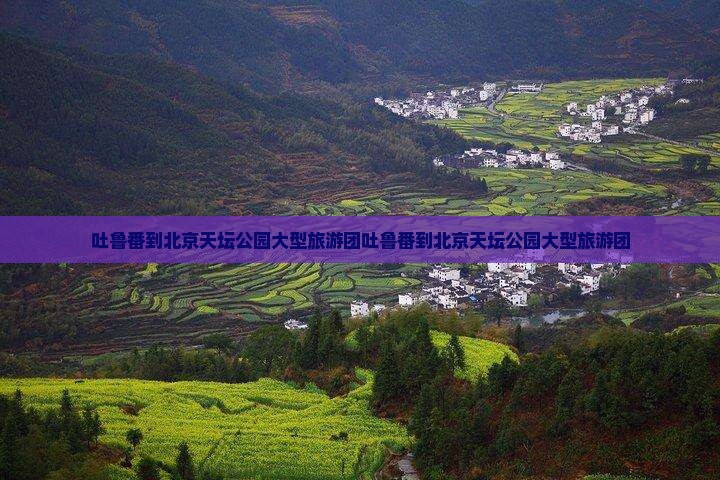 吐鲁番到北京天坛公园大型旅游团