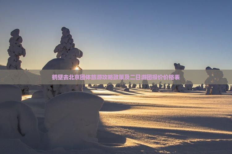 鹤壁去北京团体旅游