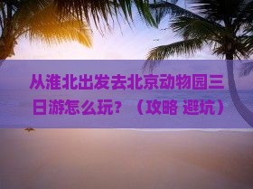 淮北去北京动物园三日游