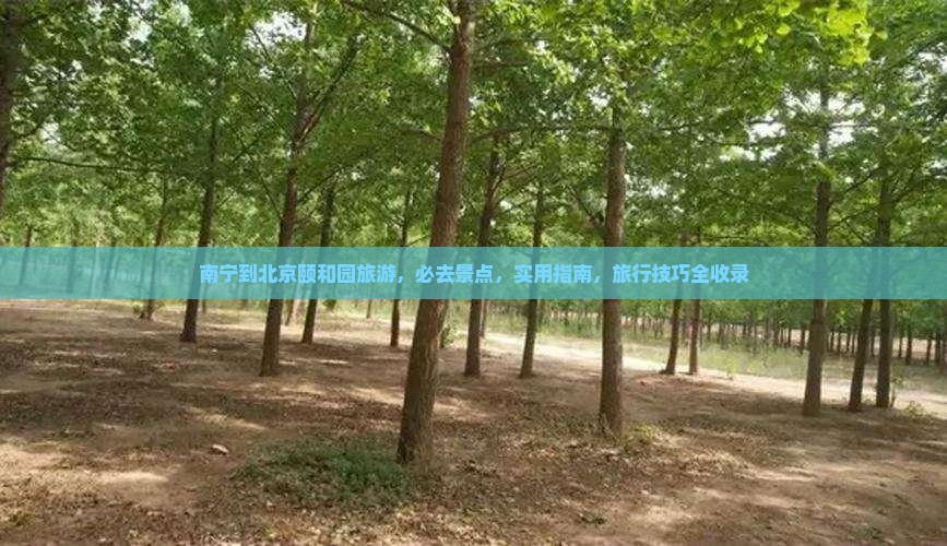 南宁到北京颐和园旅游
