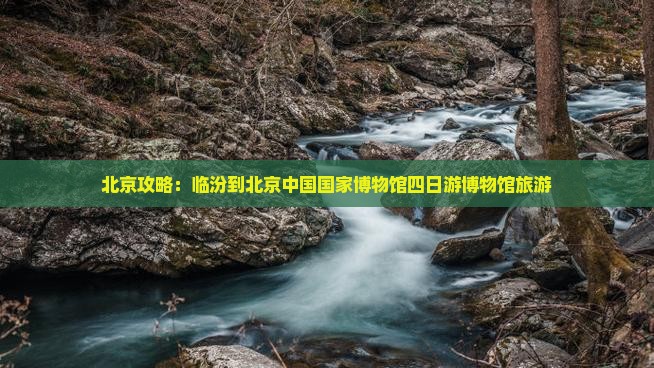 临汾到北京中国国家博物馆四日游