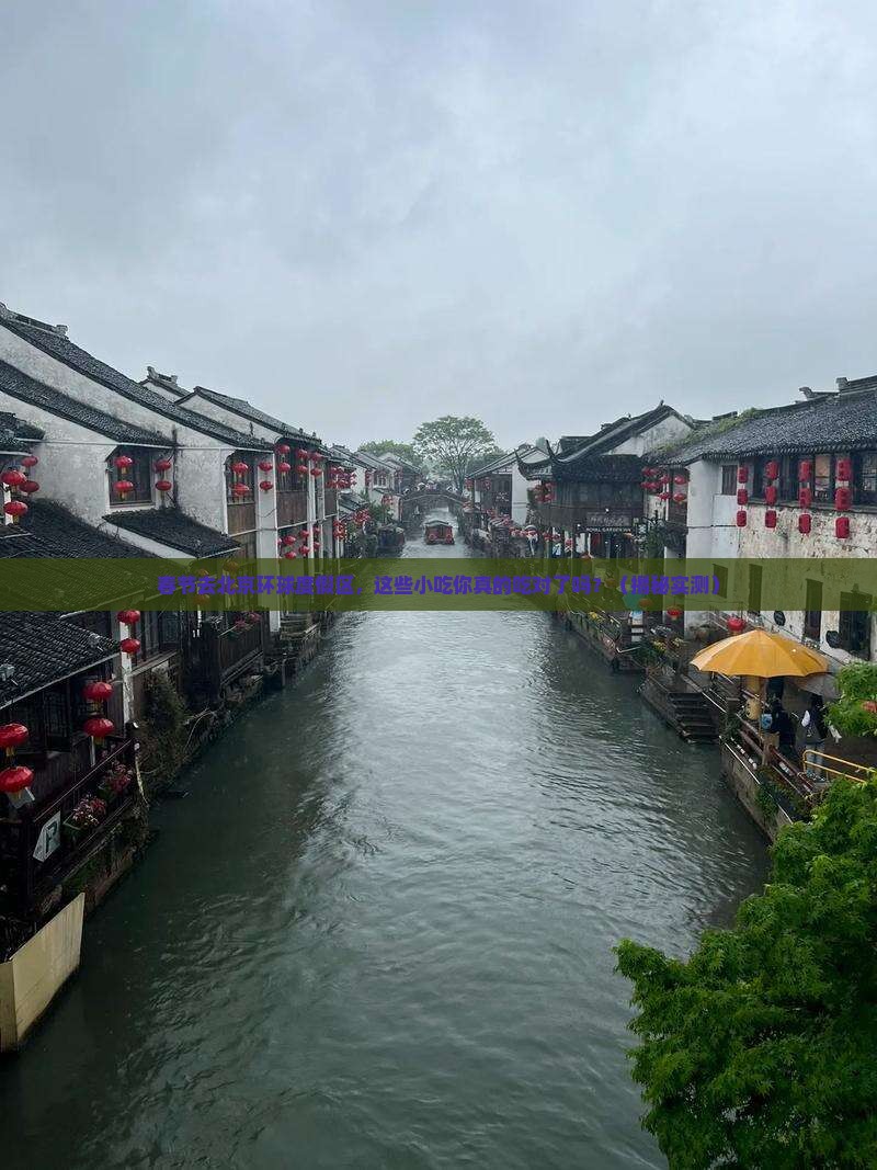 春节到北京环球度假区旅游小吃