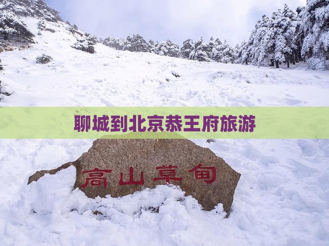 聊城到北京恭王府旅游
