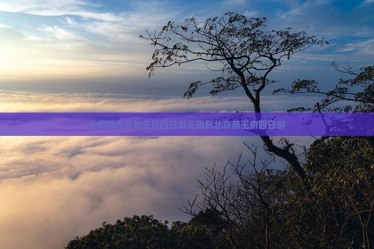 无锡到北京恭王府四日游