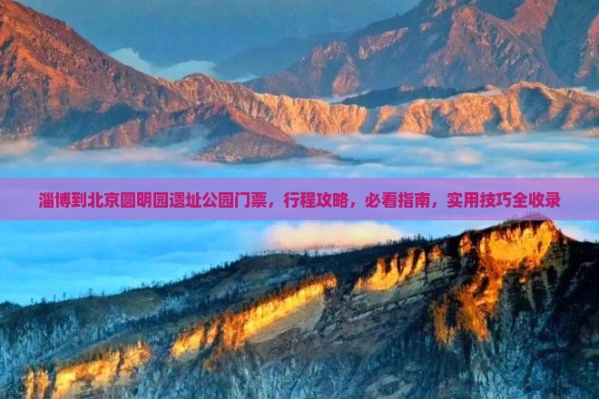 淄博到北京圆明园遗址公园门票