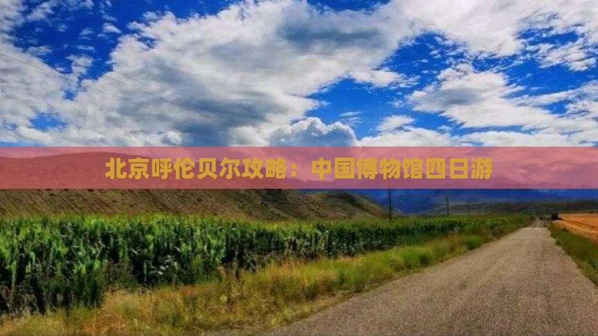 呼伦贝尔去北京中国国家博物馆四日游