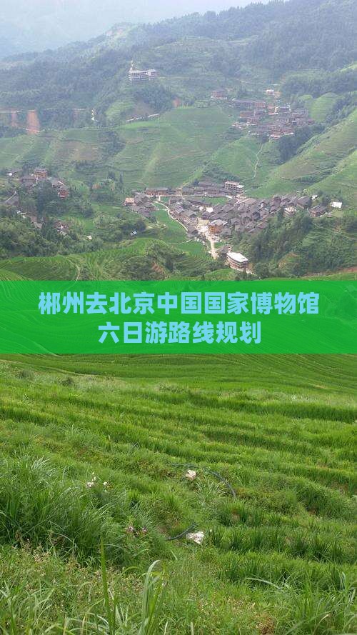 郴州去北京中国国家博物馆六日游