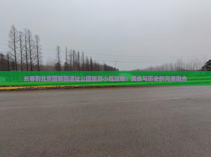 长春到北京圆明园遗址公园旅游小吃