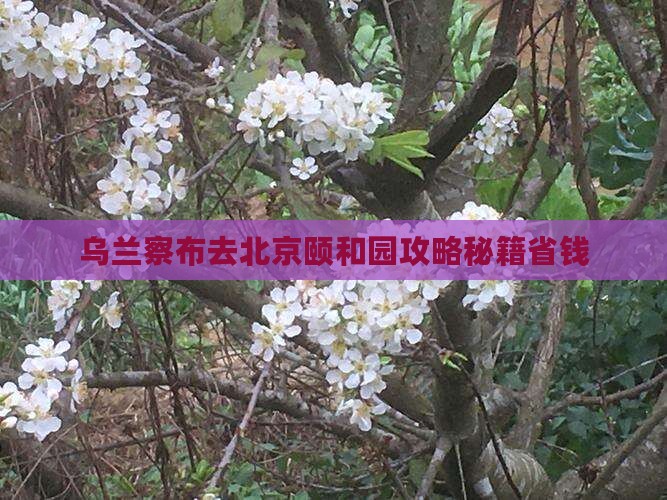 乌兰察布去北京颐和园攻略
