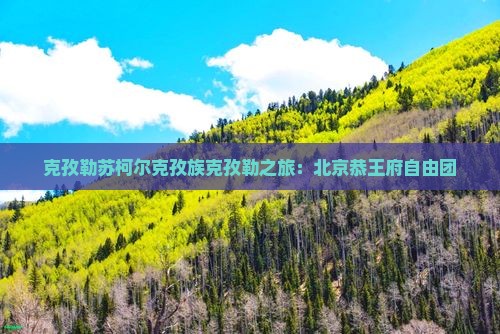 克孜勒苏柯尔克孜到北京恭王府自由团