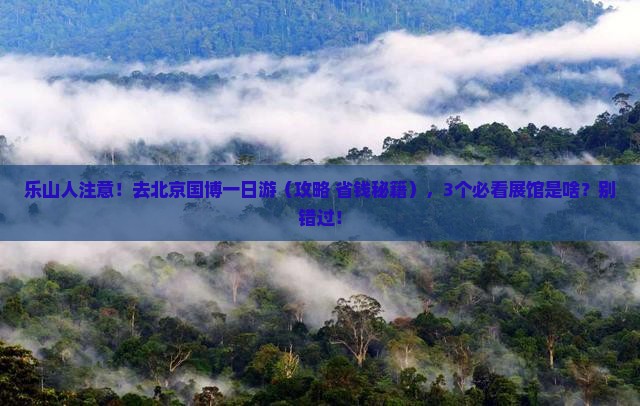 乐山去北京中国国家博物馆一日游