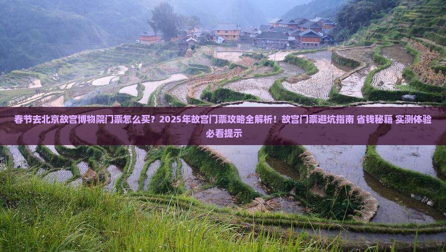 春节去北京故宫博物院门票
