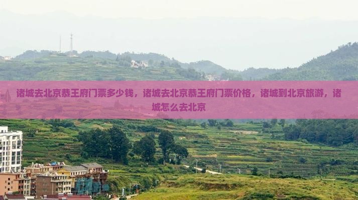 诸城去北京恭王府门票