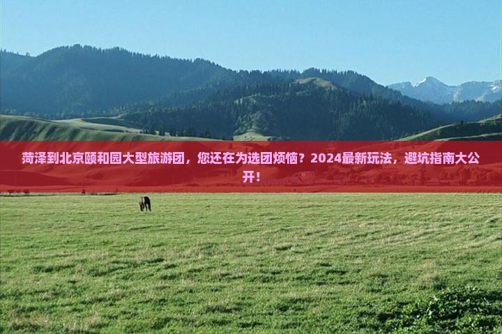 菏泽到北京颐和园大型旅游团