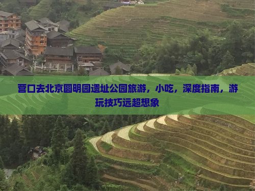 营口去北京圆明园遗址公园旅游小吃