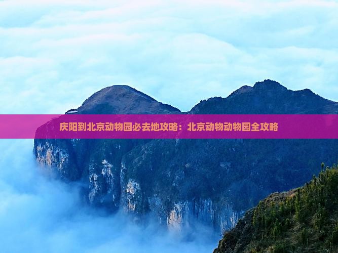 庆阳到北京动物园必去地