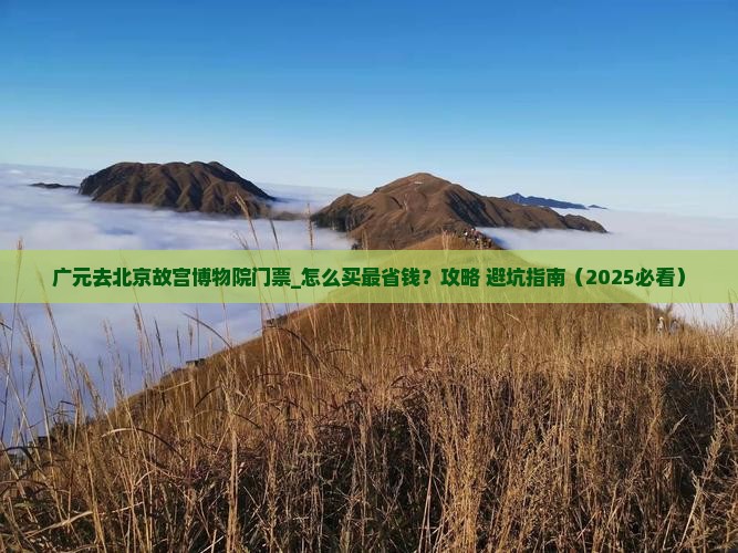 广元去北京故宫博物院门票