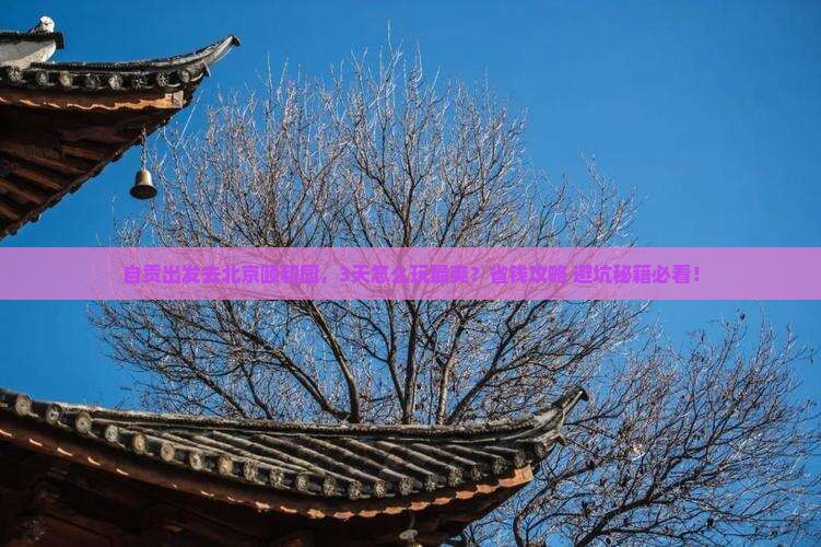 自贡去北京颐和园攻略