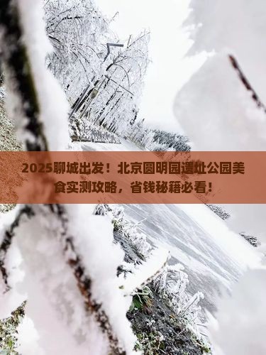 聊城到北京圆明园遗址公园旅游小吃