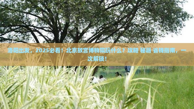 洛阳去北京故宫博物院哪里玩