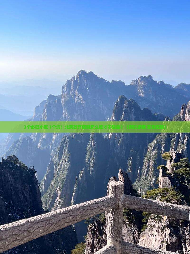 北京去北京故宫博物院旅游小吃
