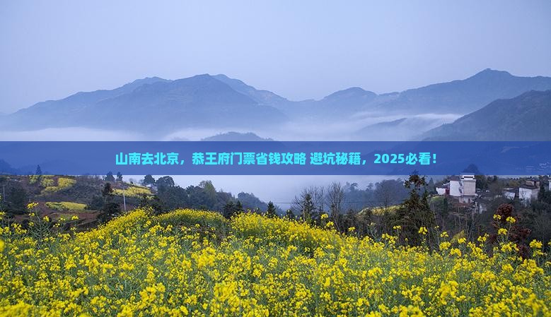 山南去北京恭王府门票