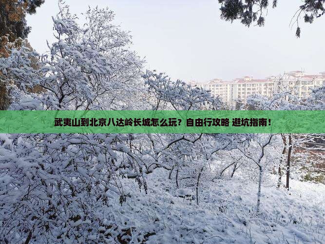 武夷山到北京八达岭长城个人游