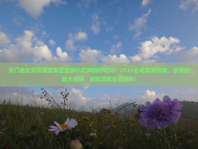 天门去北京环球度假区旅游小吃