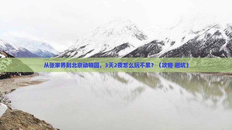 张家界到北京动物园个人游