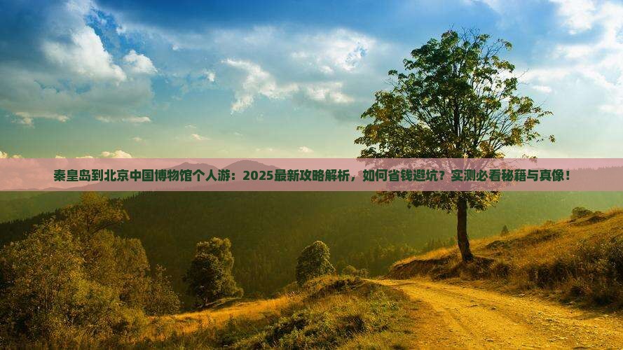 秦皇岛到北京中国国家博物馆个人游